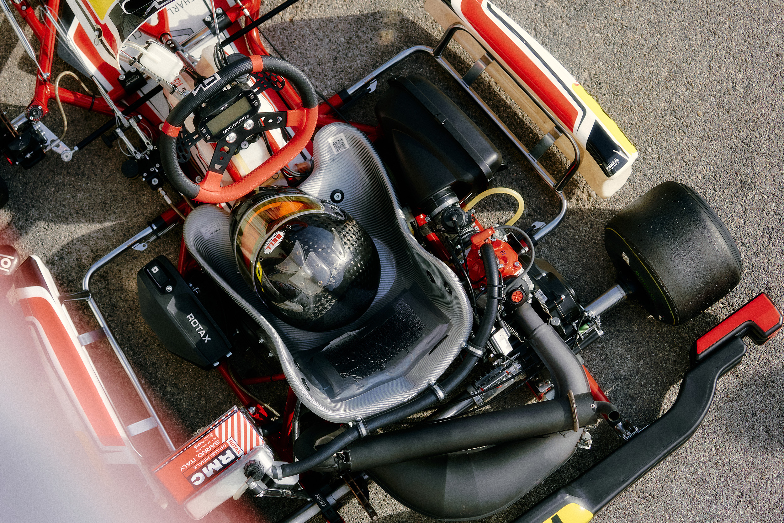 RMCGF 24 top view of a kart in the pre grid