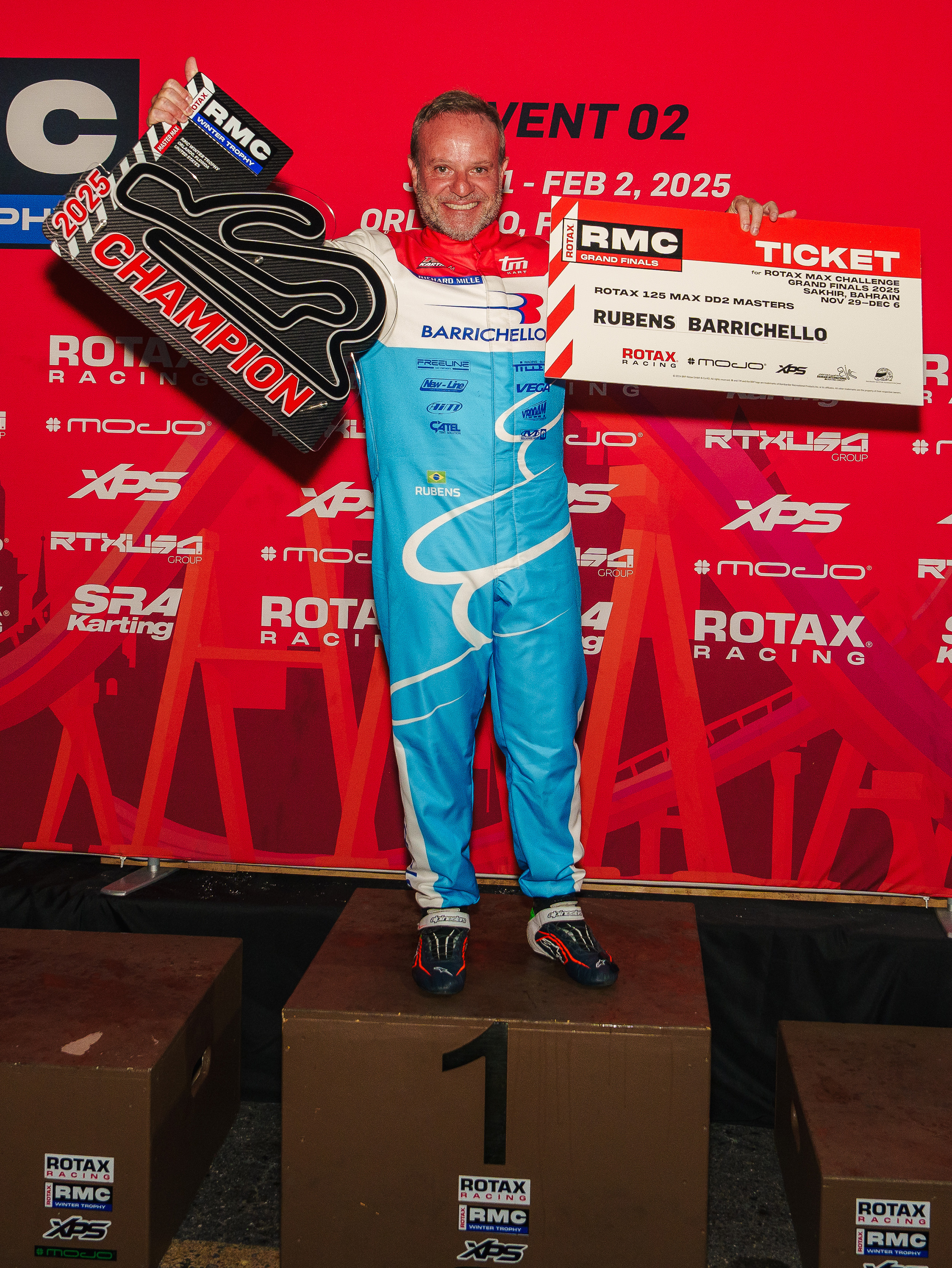 RMC Winter Trophy 25 DD2 Masters Big Ticket Winner Rubens Barrichello