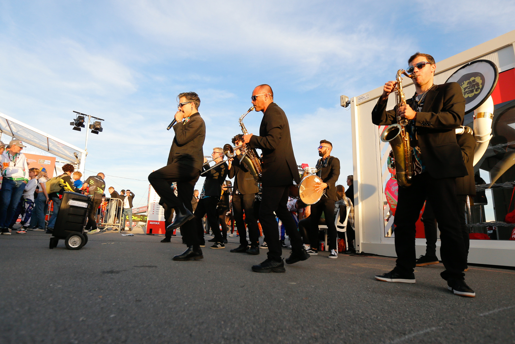 Band in the Paddock