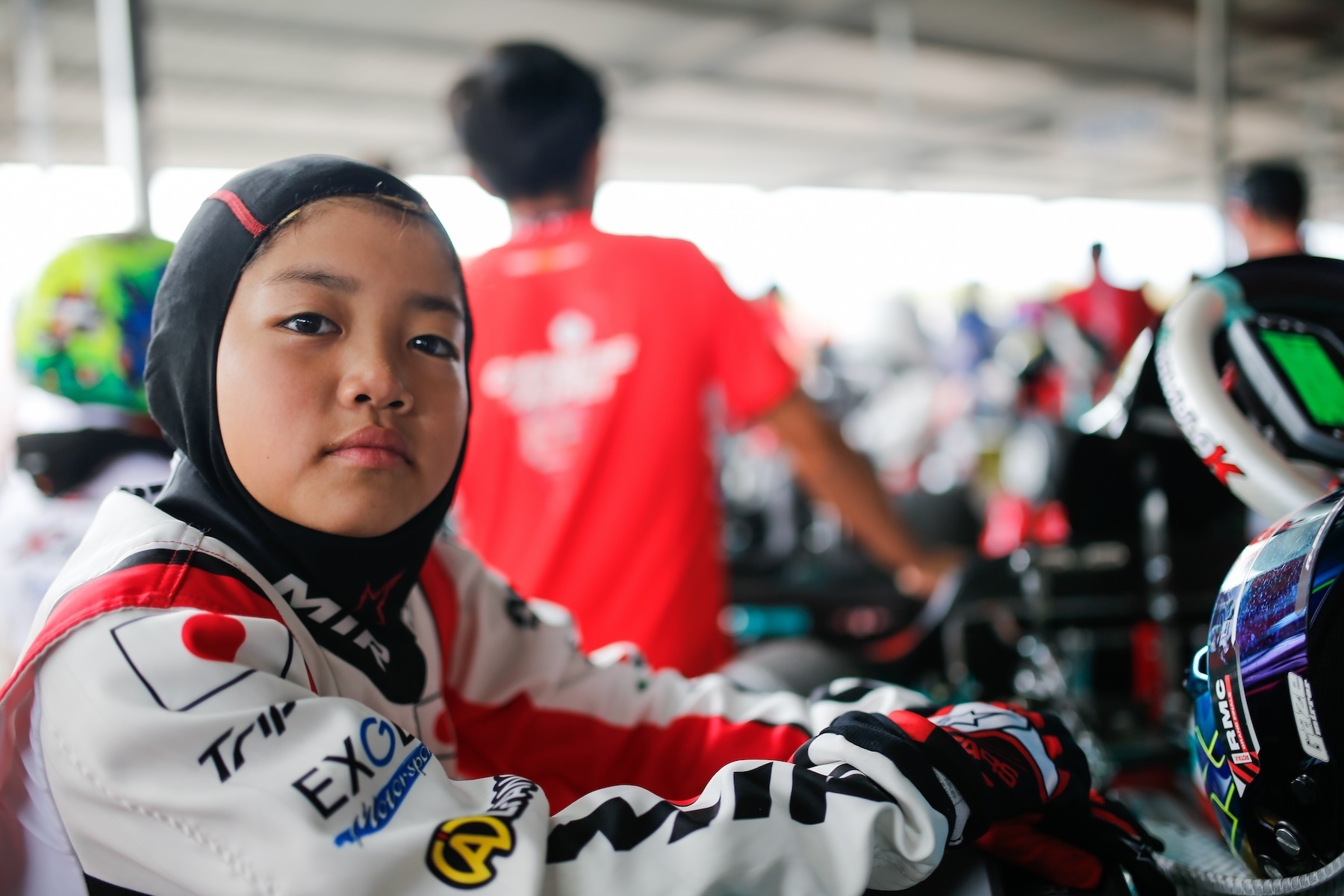 RMCGF24 20241022 Japanese kart racer on the pre grid 3261