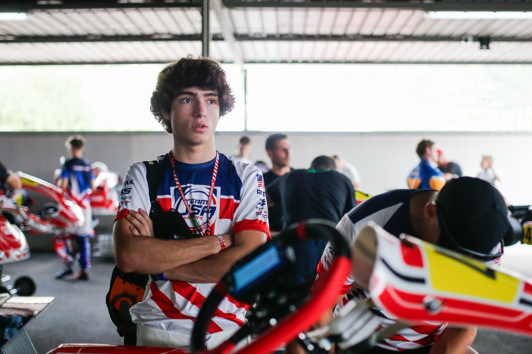 RMCGF24 20241022 US kart racer on the pre grid 3068